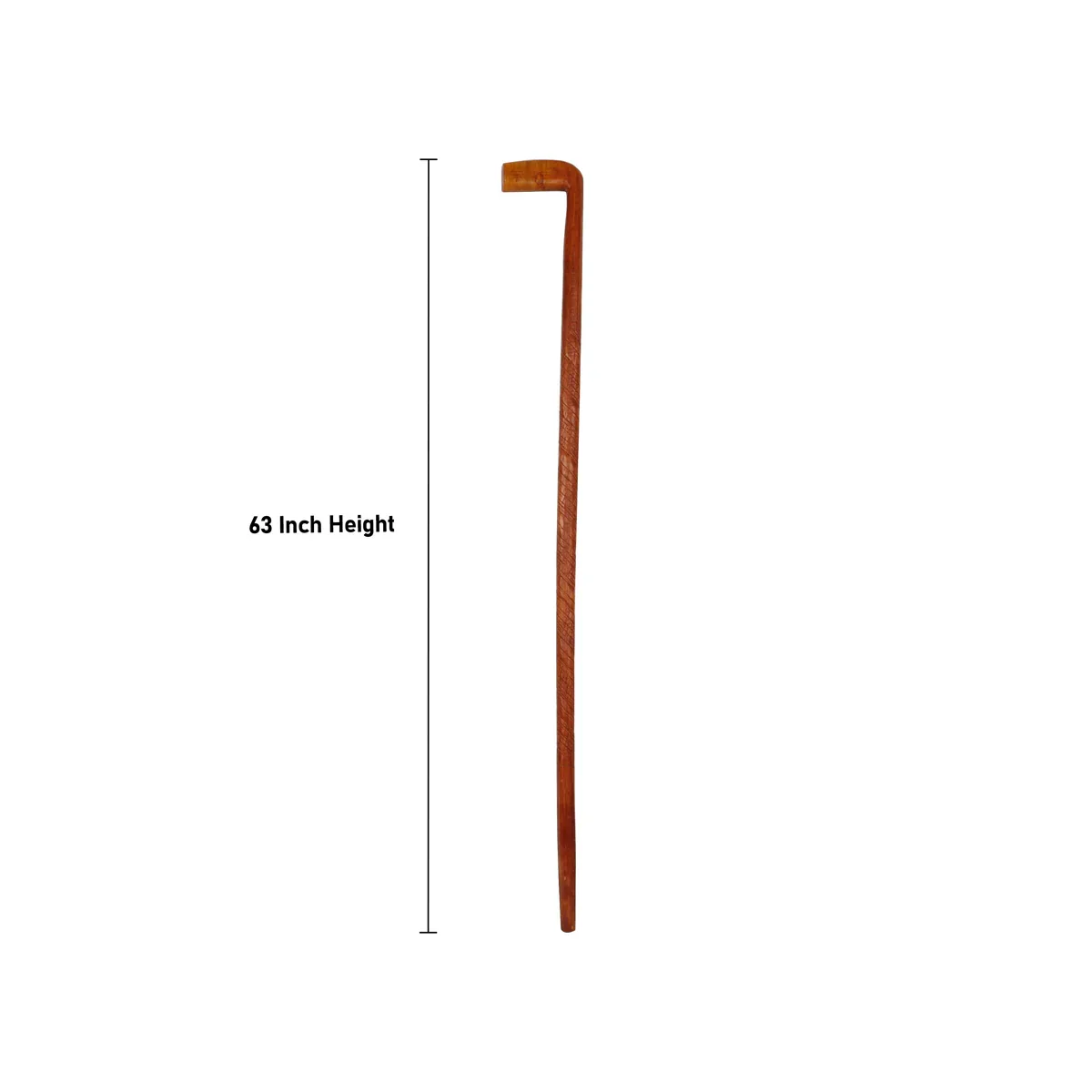 Walking Stick | Wooden Walking Stick/ Yellow Polished Handmade Walking Stick for Old People - Image 3