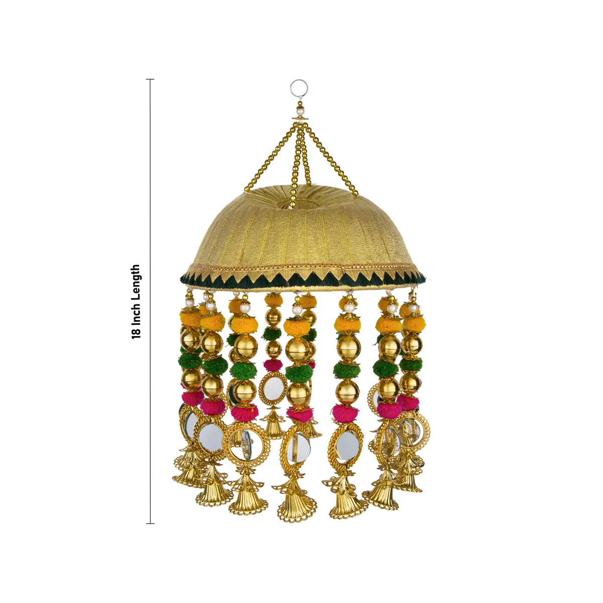 Wall Hanging - 18 Inches | Wall Decor/ Beads Design Topli Wall Hanger For Living Room Decor - Image 3
