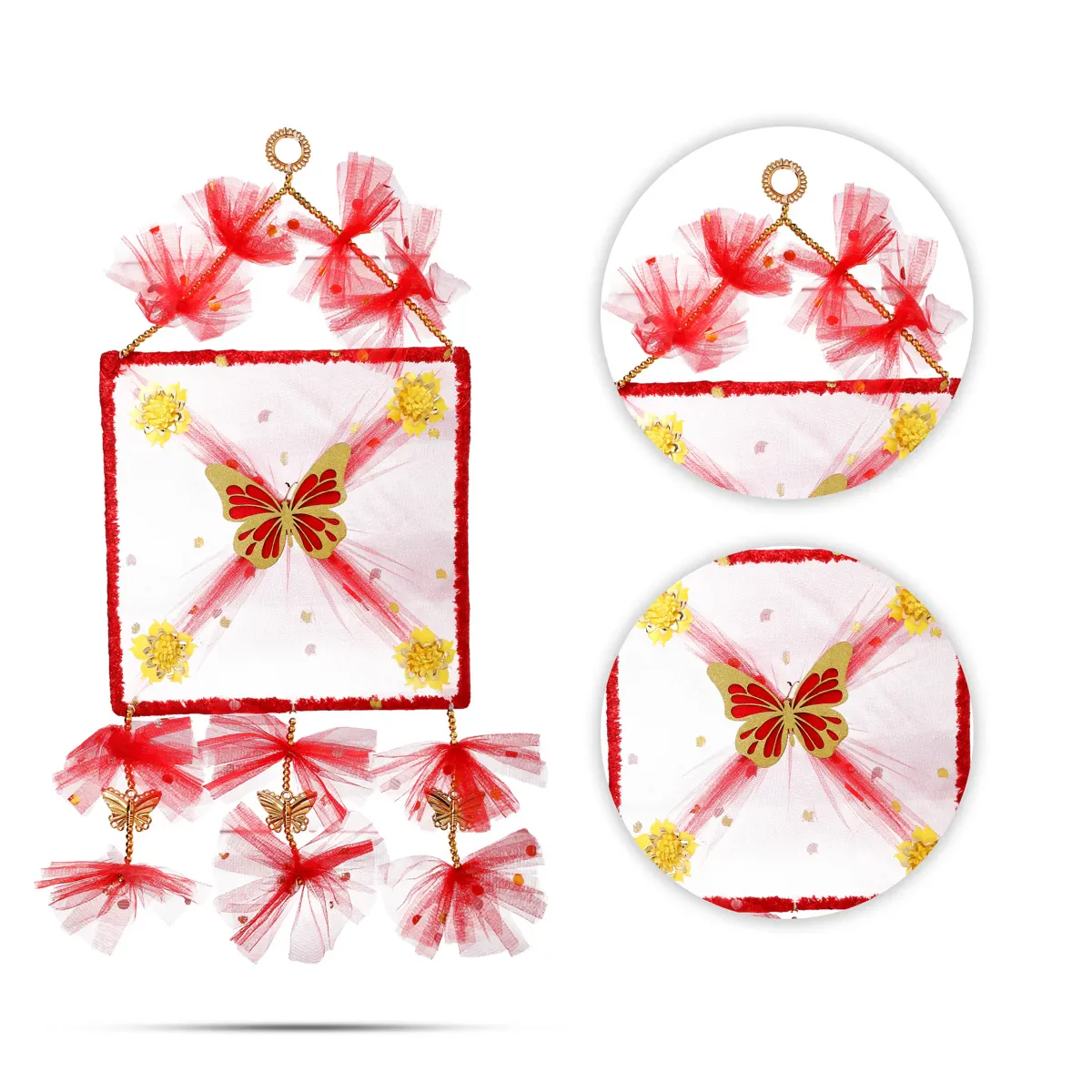 Wall Hanging - 21 Inches | Butterfly Design Decorative Hanging/ Door Hanging Wall Decor For Home - Image 2