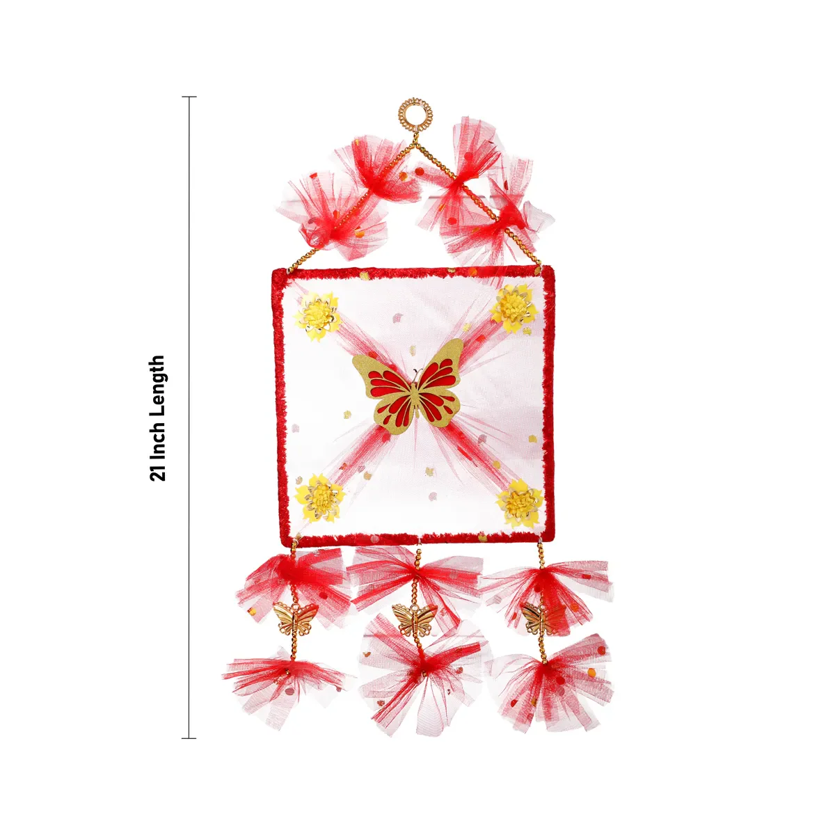 Wall Hanging - 21 Inches | Butterfly Design Decorative Hanging/ Door Hanging Wall Decor For Home - Image 3