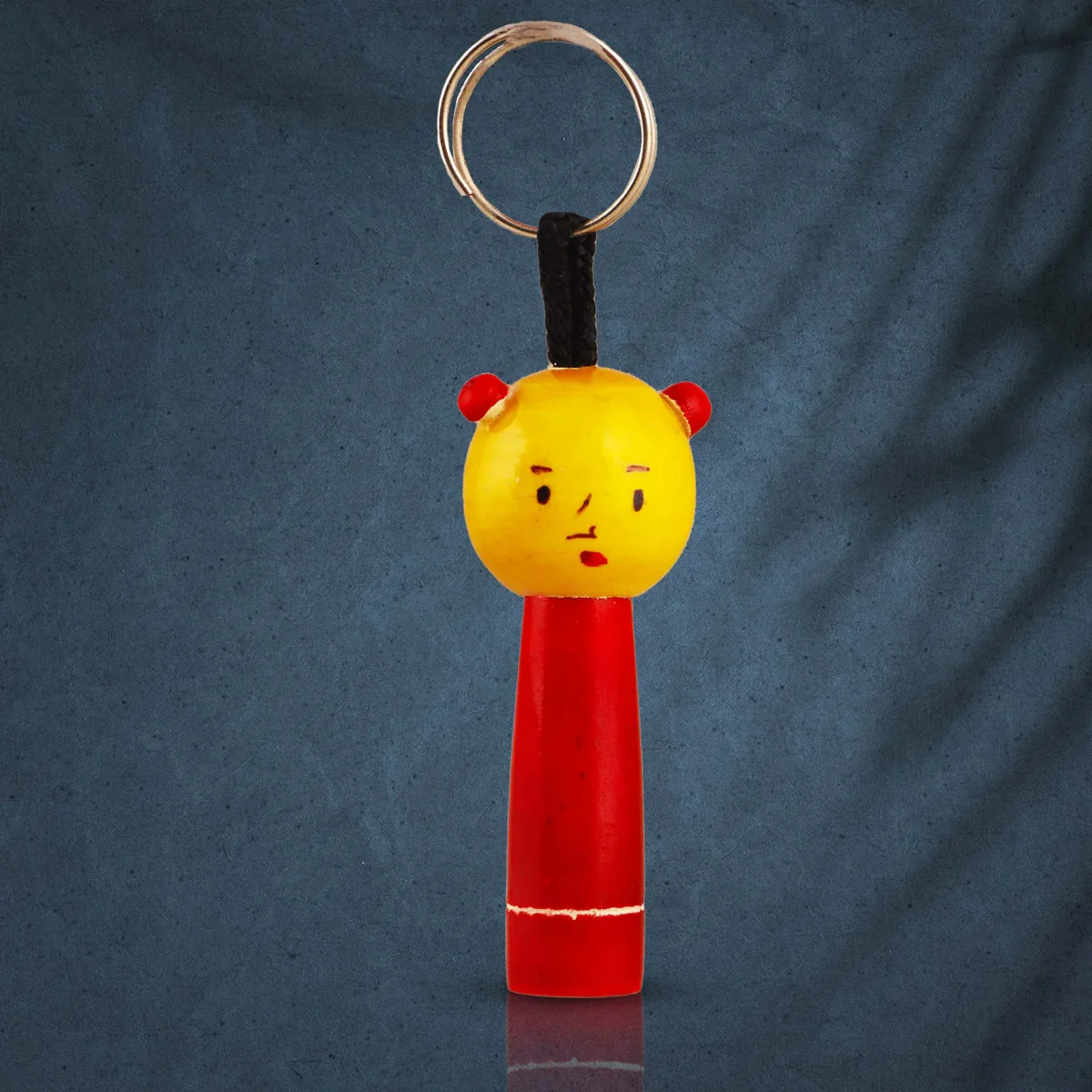 Whistle Key Chain - 4.25 x 1 Inches | Wooden Key Ring for Kids - Image 2