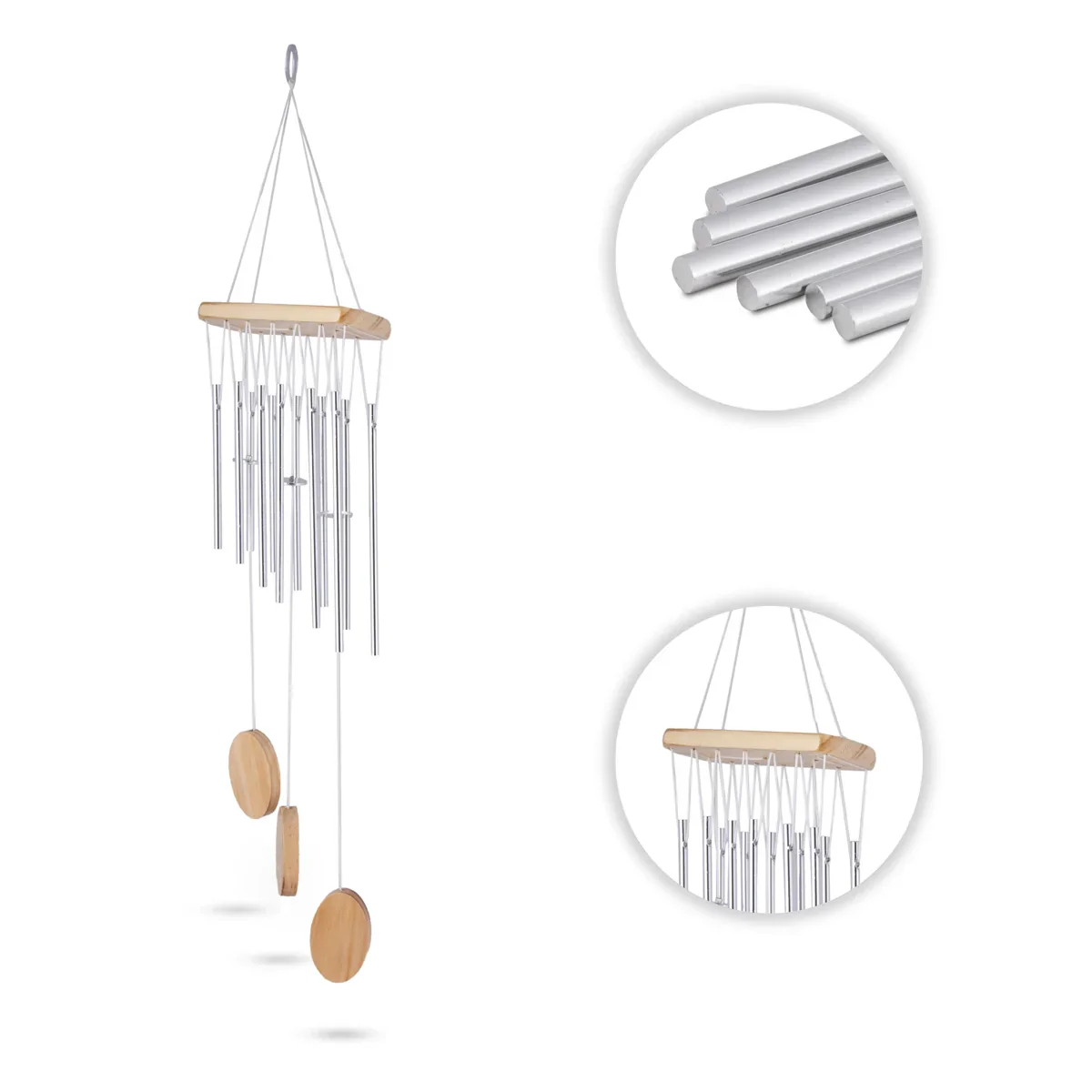 Wind Chime - 15 Inches | Wind Bell Chimes/ Wind Bell for Home Décor/ 145 Gms - Image 5