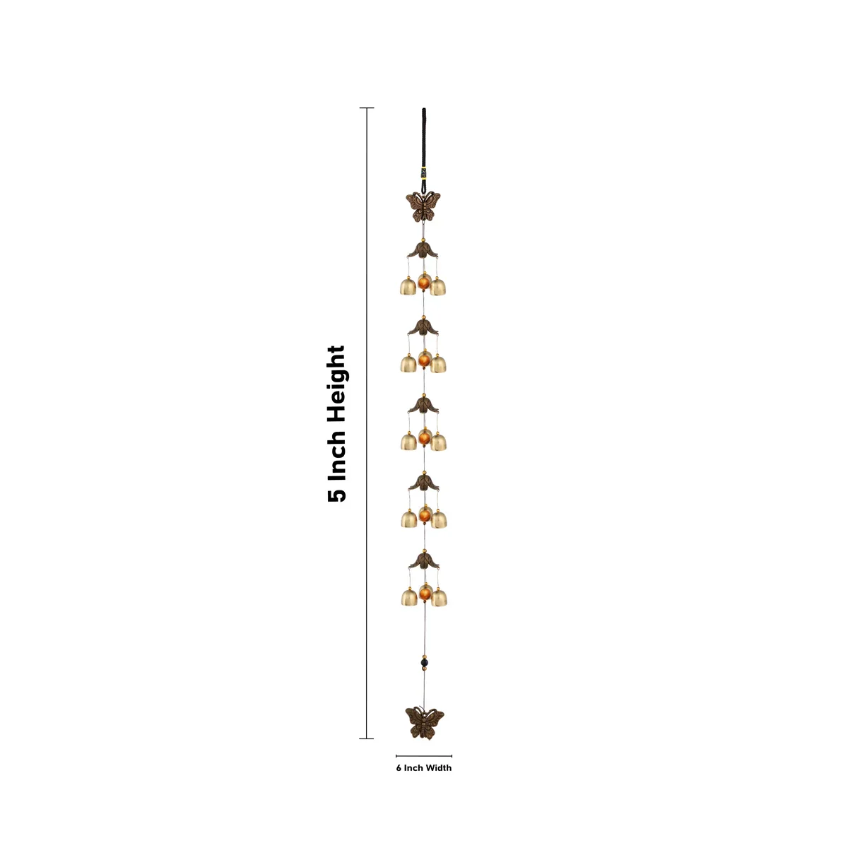 Wind Chime - 5 x 6 Inches | Wind Bell Chimes/ Wind Bell for Home Décor/ 190 Gms - Image 4