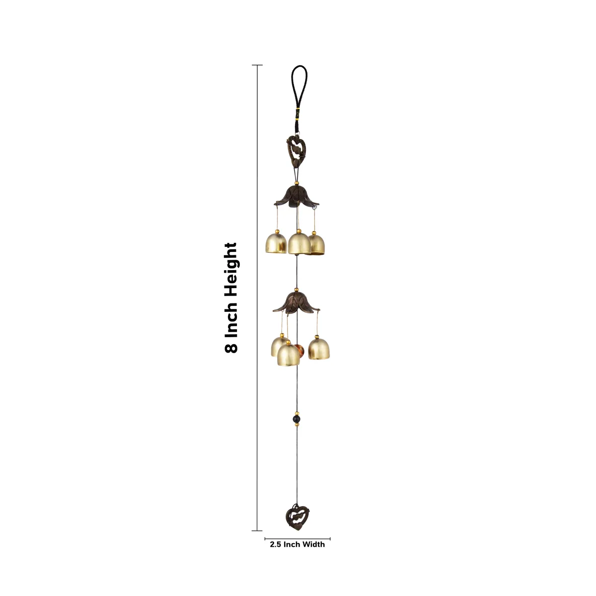 Wind Chime - 8 x 2.5 Inches | Wind Bell Chimes/ Wind Bell for Home Décor/ 35 Gms - Image 4