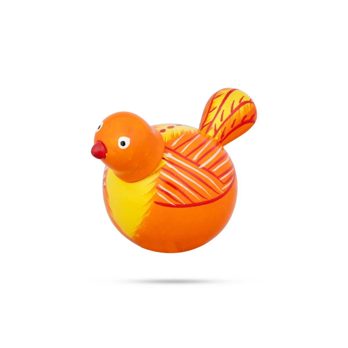 Wooden Bird - 3.5 X 2.5 Inches | Wood Sculpture/ Self Balancing Doll/ Wooden Toy For Home Decor & Gifting - Image 4