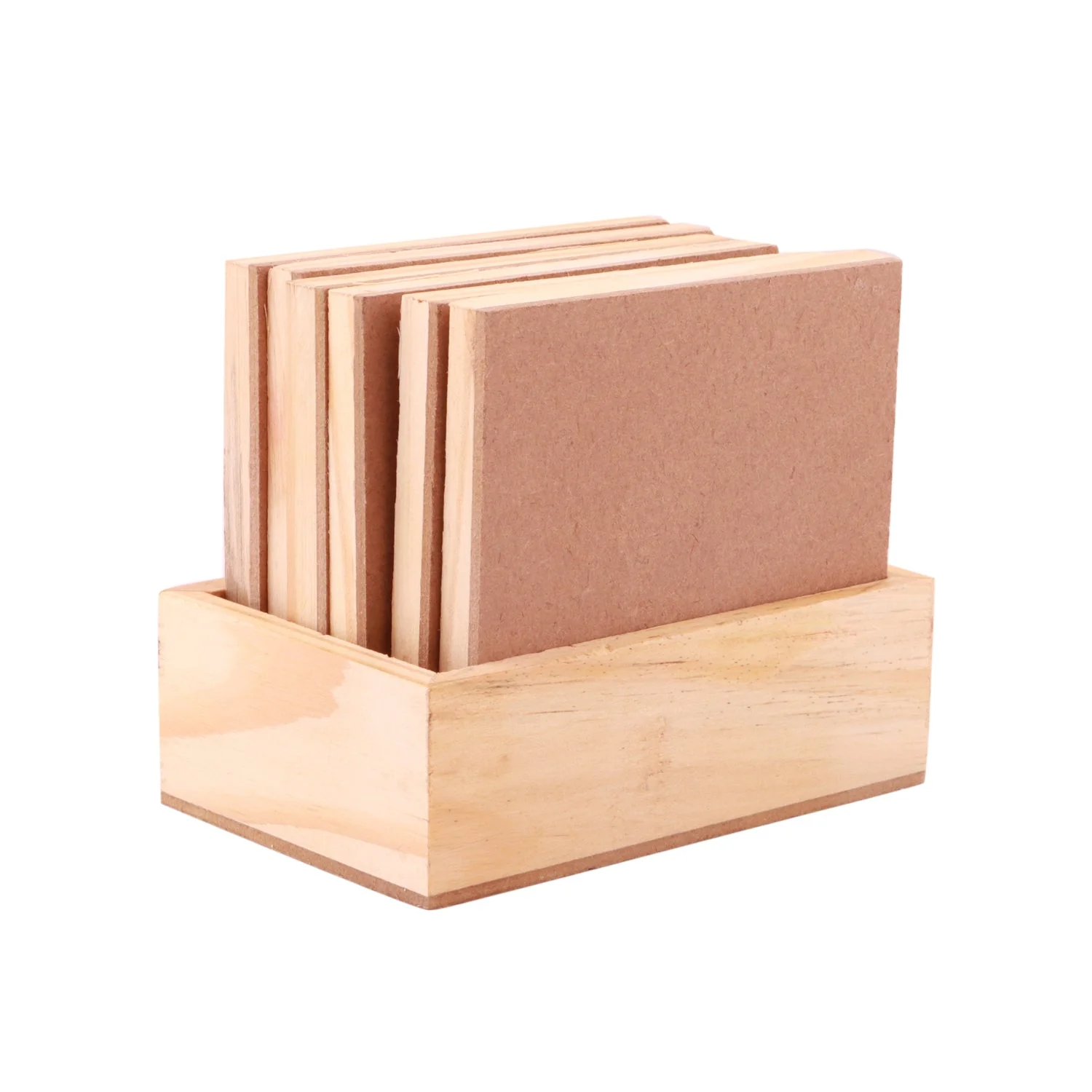 Wooden Coaster Set - Square set | Decorative Coaster/ Sheesham Wood Coaster for Home - Image 3