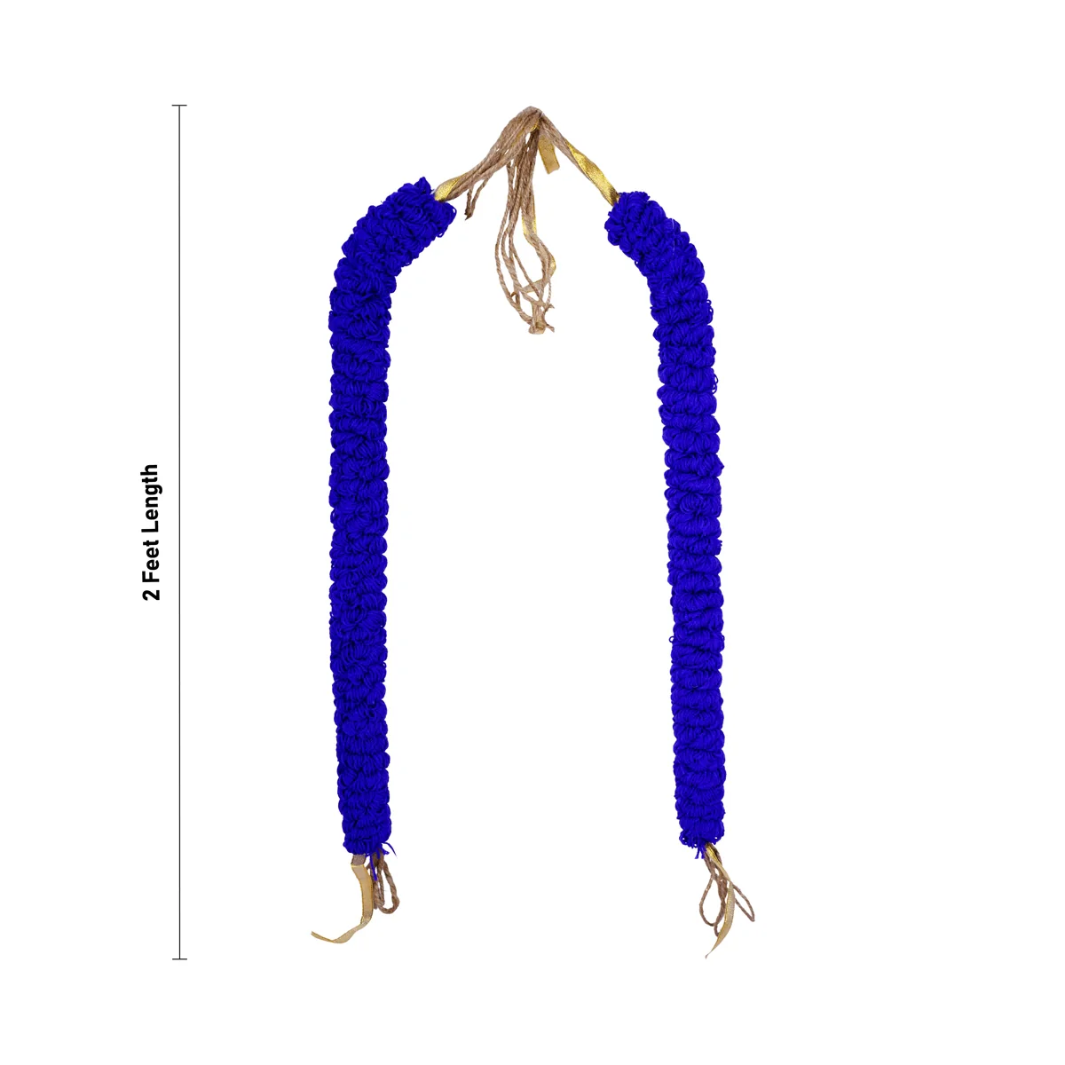 Woolen Garland - 2 Feet | Thread Mala/ Artificial Garland/ Woolen Mala for Deity - Image 3