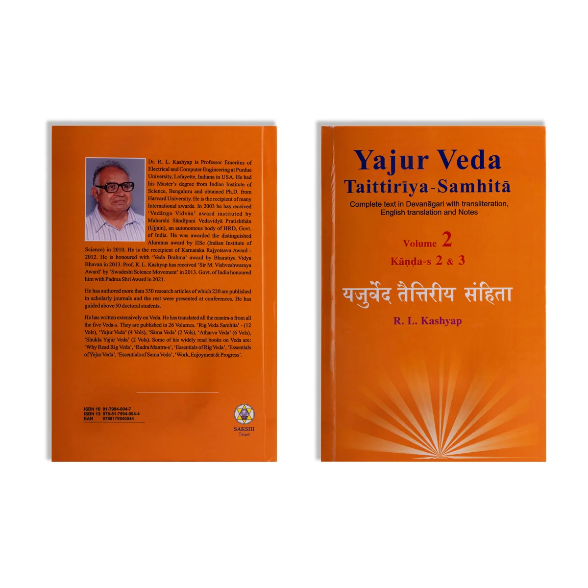 Yajurveda Taittiriya Samhita - 4 Volumes Set - Complete Text In Devanagari With Transliteration, English Translation And Notes | by R.L.Kashyap - Image 7