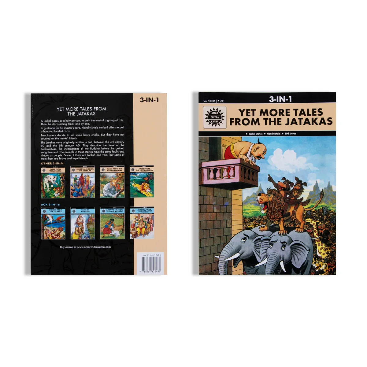 Yet More Tales from the Jatakas - English | by Anant Pai/ 3 In 1 Moral Story Book - Image 2