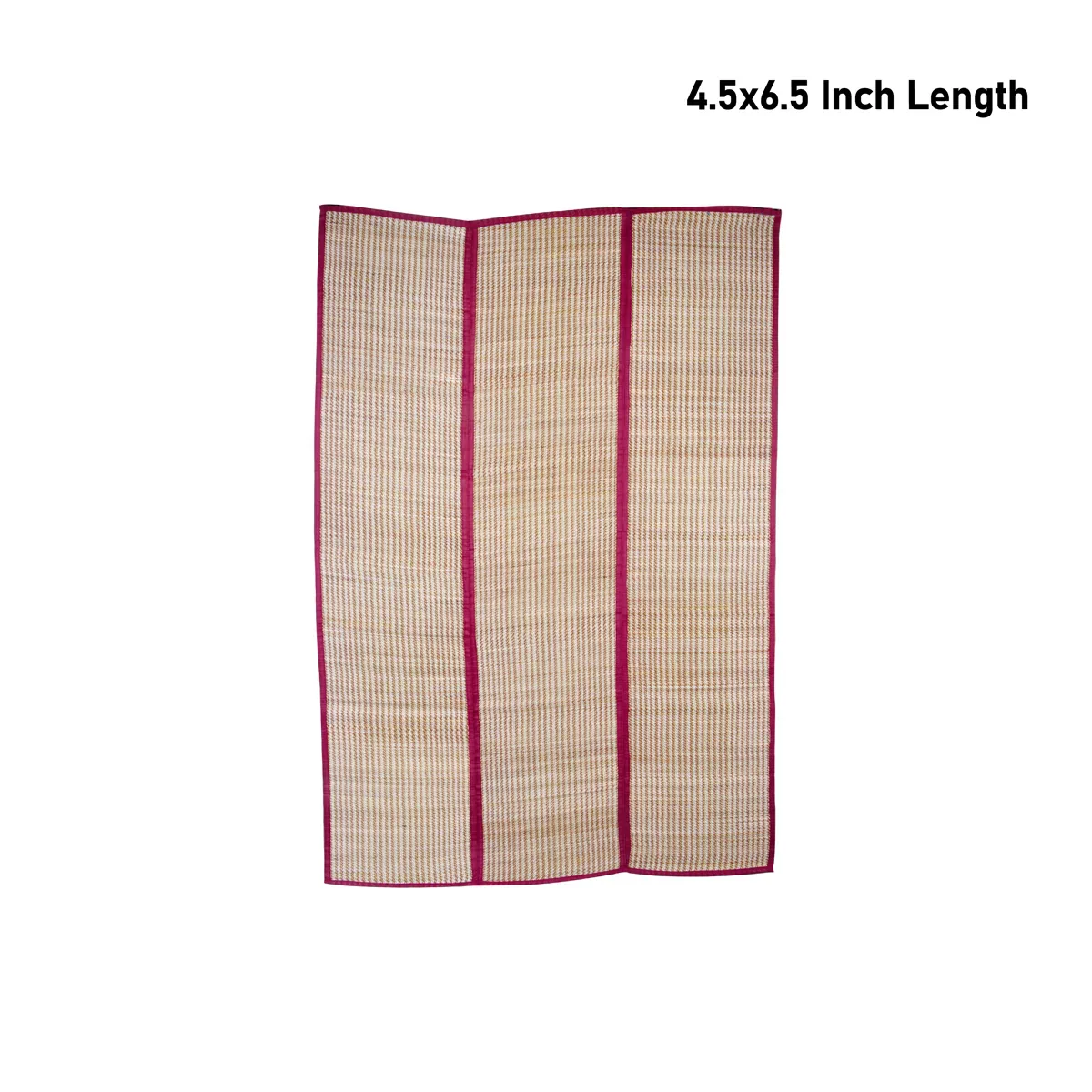 Yoga Mat - 6.5 x 4.5 Feet | Handmade Mat for Pooja - Image 5