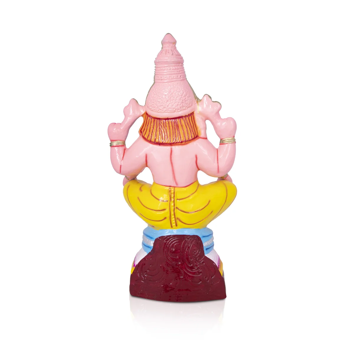 Yoga Narasimhar Paper Mache Golu Bommai - 22 x 12 Inches | Giri Golu Doll/ Navaratri Golu Bomma/Gombe/Bommai - Image 5