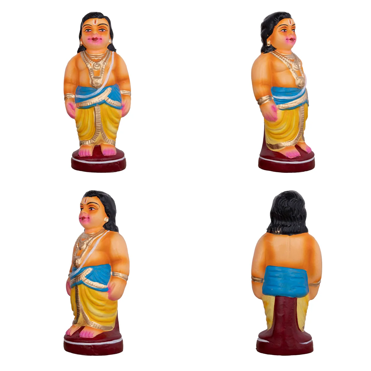 Shiv Ling Murti Pradosham Clay Golu Bommai Set - 11 X 7 Inches | Navaratri Golu Gombe/ Giri Golu Doll - Image 4