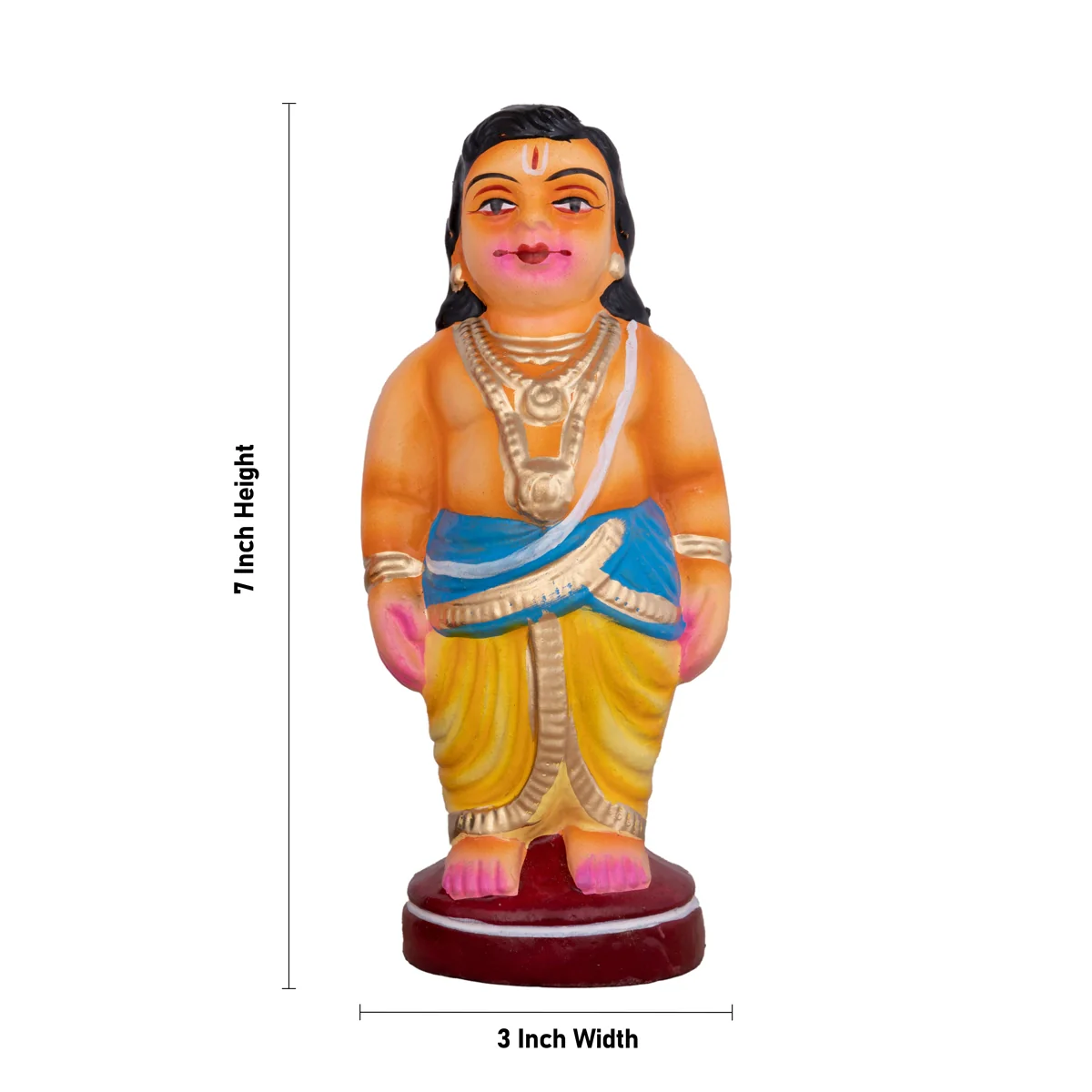 Shiv Ling Murti Pradosham Clay Golu Bommai Set - 11 X 7 Inches | Navaratri Golu Gombe/ Giri Golu Doll - Image 3